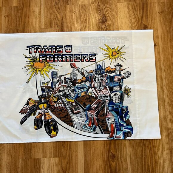 Vintage 1986 Hasbro Transformers GI Optimus Pillow Case - Picture 6 of 6